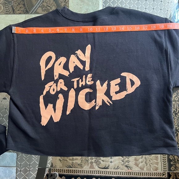 PANIC! AT THE DISCO Official 2018 Pray for the Wicked Crew Neck Crop Sweater S - Picture 8 of 10
